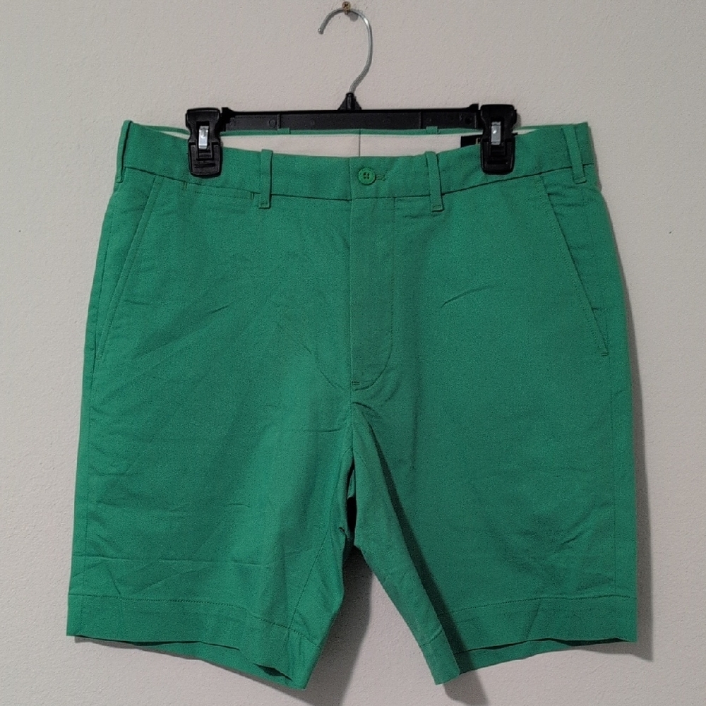 Polo by Ralph Lauren Green Flat Front Summer Shorts